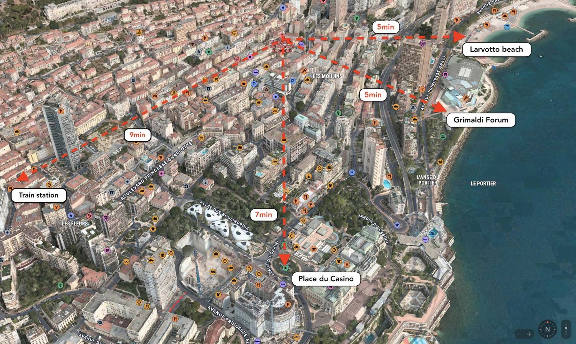 Frontiere Monaco, 2 Pieces, Centre Beausoleil Apartment Exterior foto